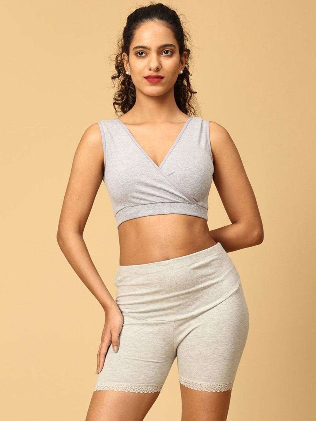 The Mom Store Maternity High-Rise Lingerie Set