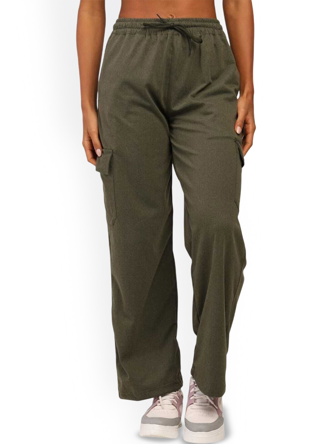 MS BOTTOM Women Regular Fit Cargos Trousers