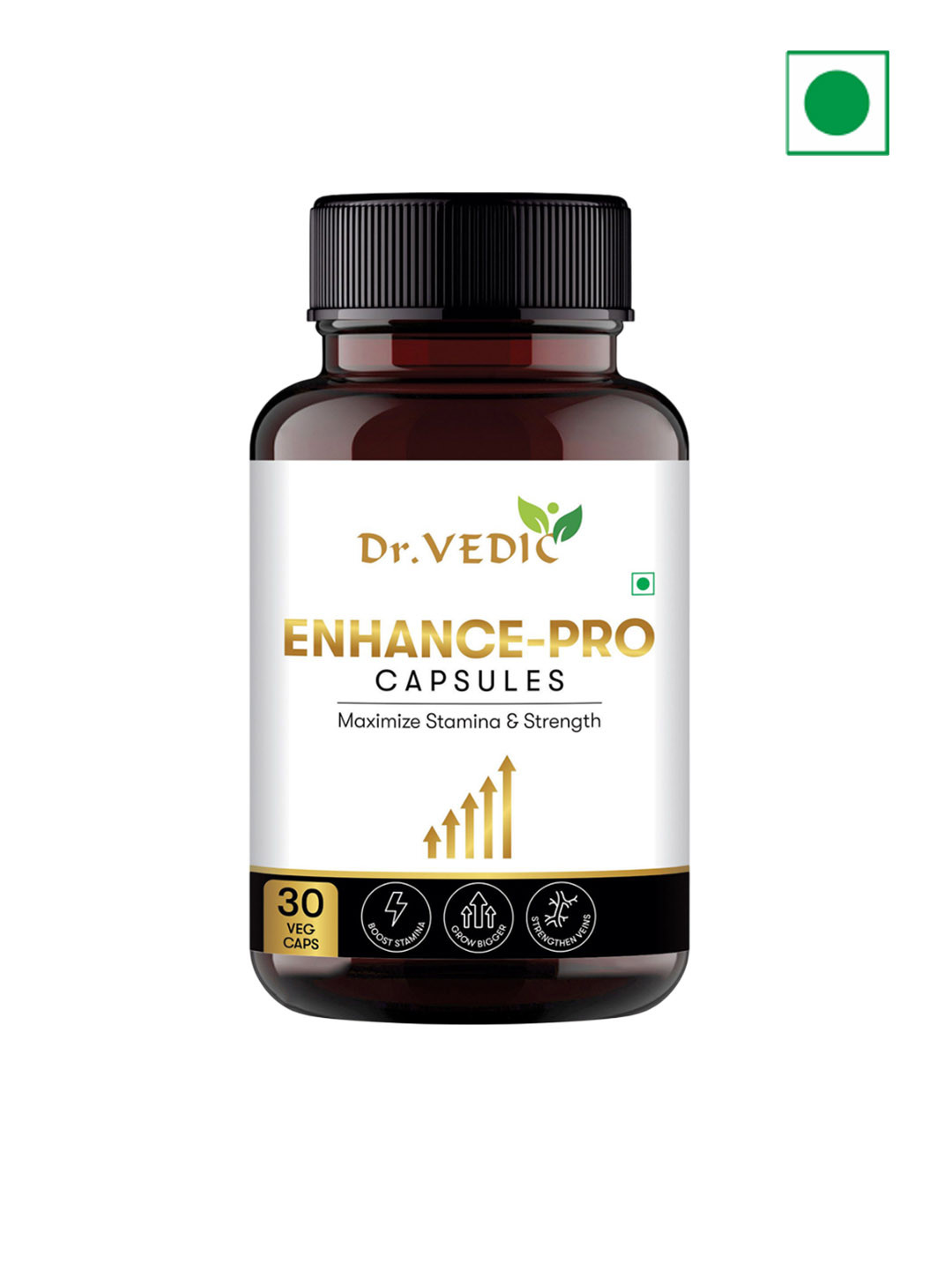 Dr Vedic Enhance Pro Capsules For Strength & Stamina - 30 Capsules