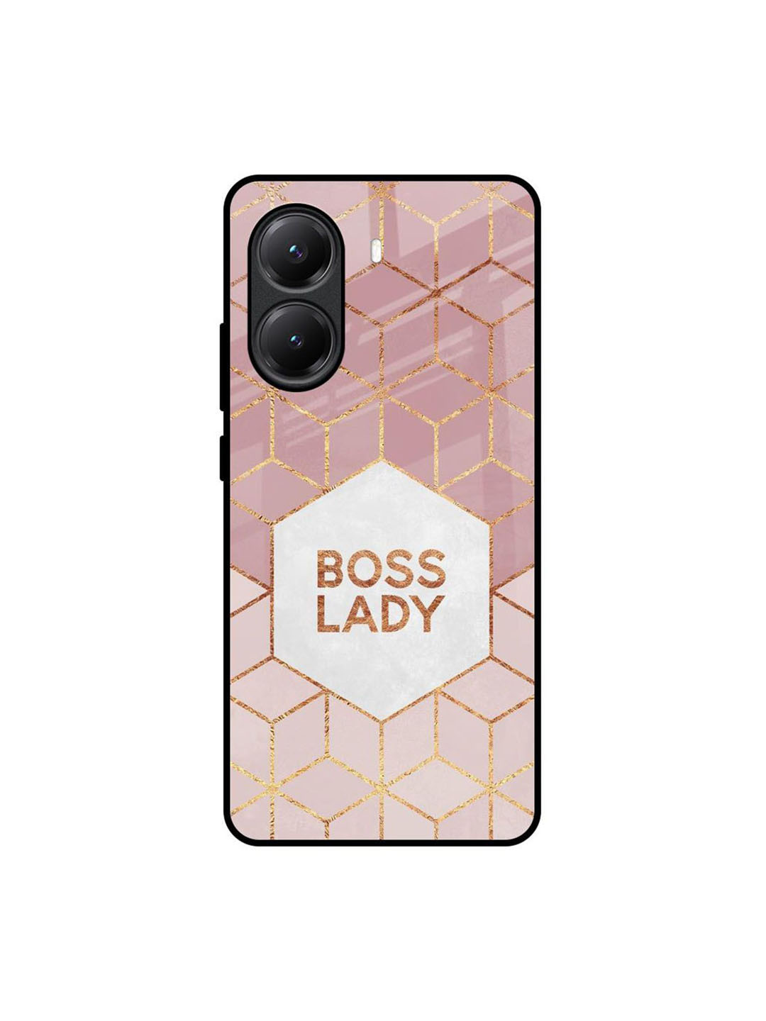 QRIOH Boss Lady Geometric Poco X7 Pro 5G Impact Resistant Back Case