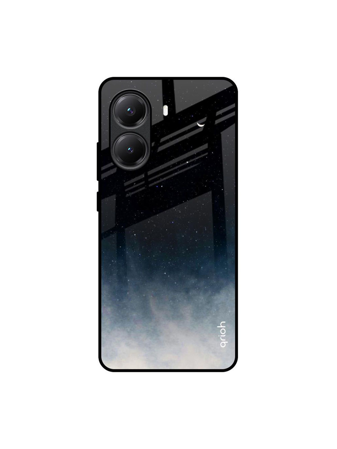 QRIOH Black Aura Poco X7 Pro 5G Impact Resistant Back Case