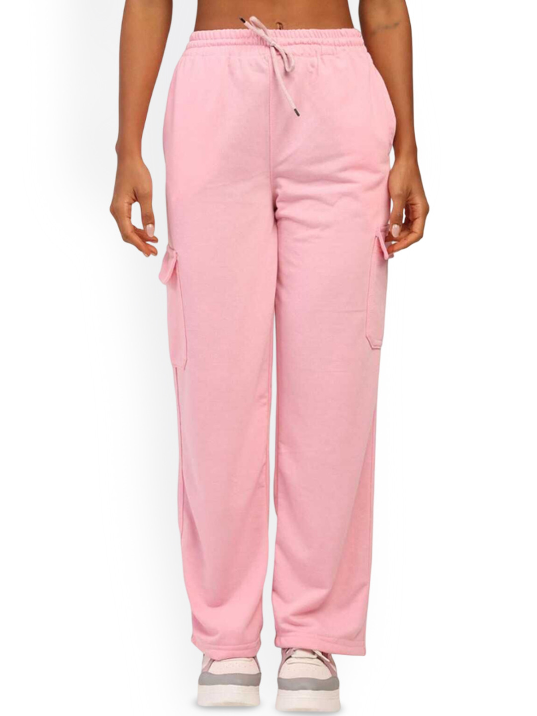 MS BOTTOM Women Regular Fit Mid-Rise Cargos Trousers