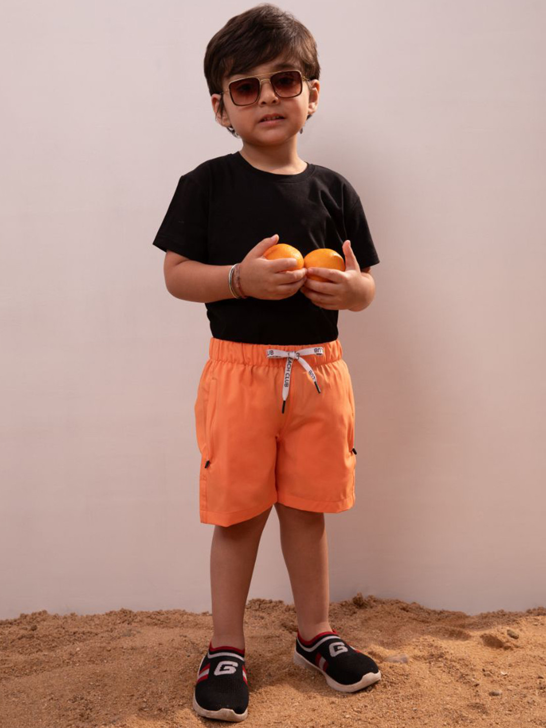 CMGE Boy Orange Swim Bottoms