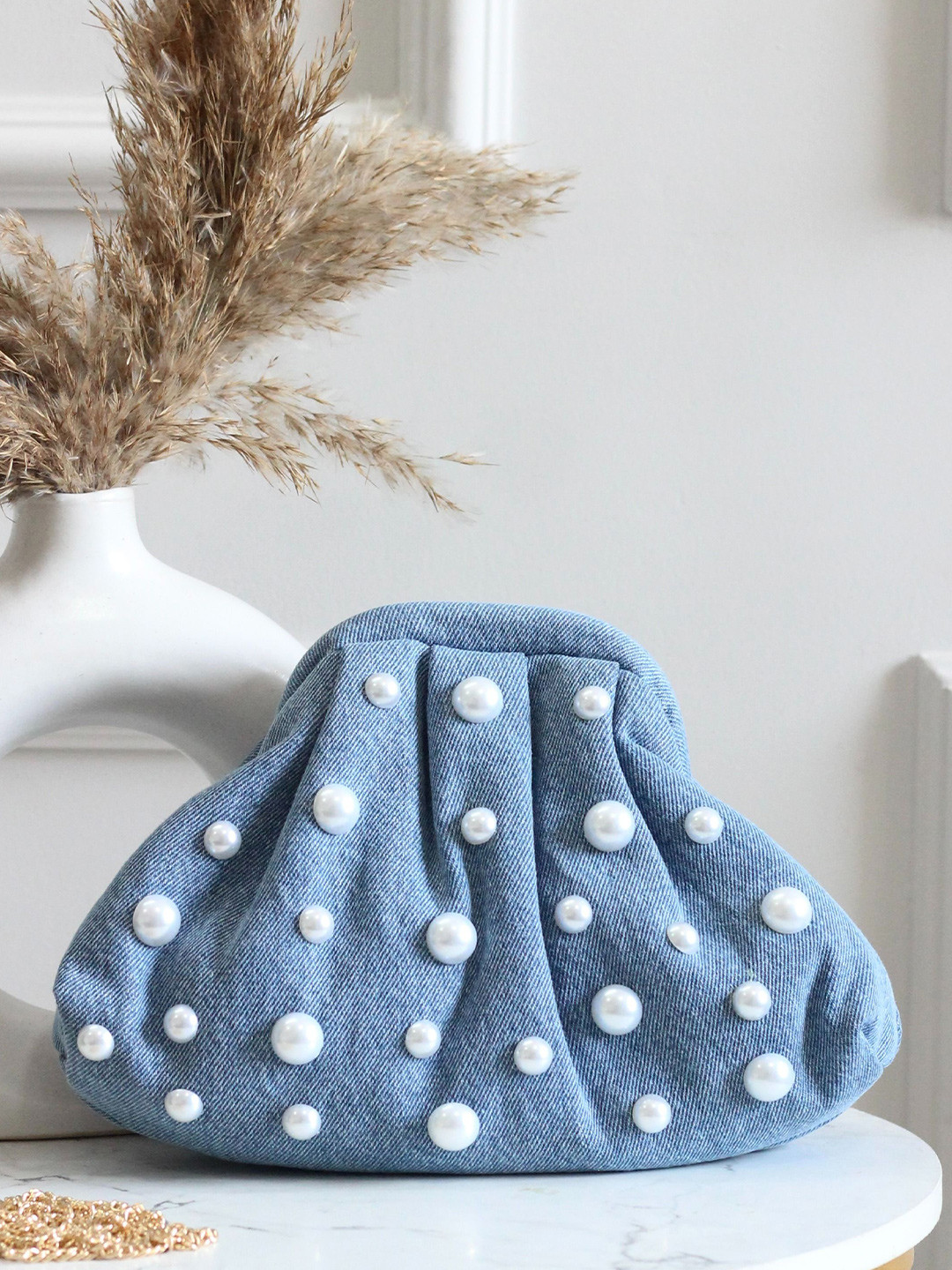 BOXWISH BY BHUMIKA Embellished Purse Clutch