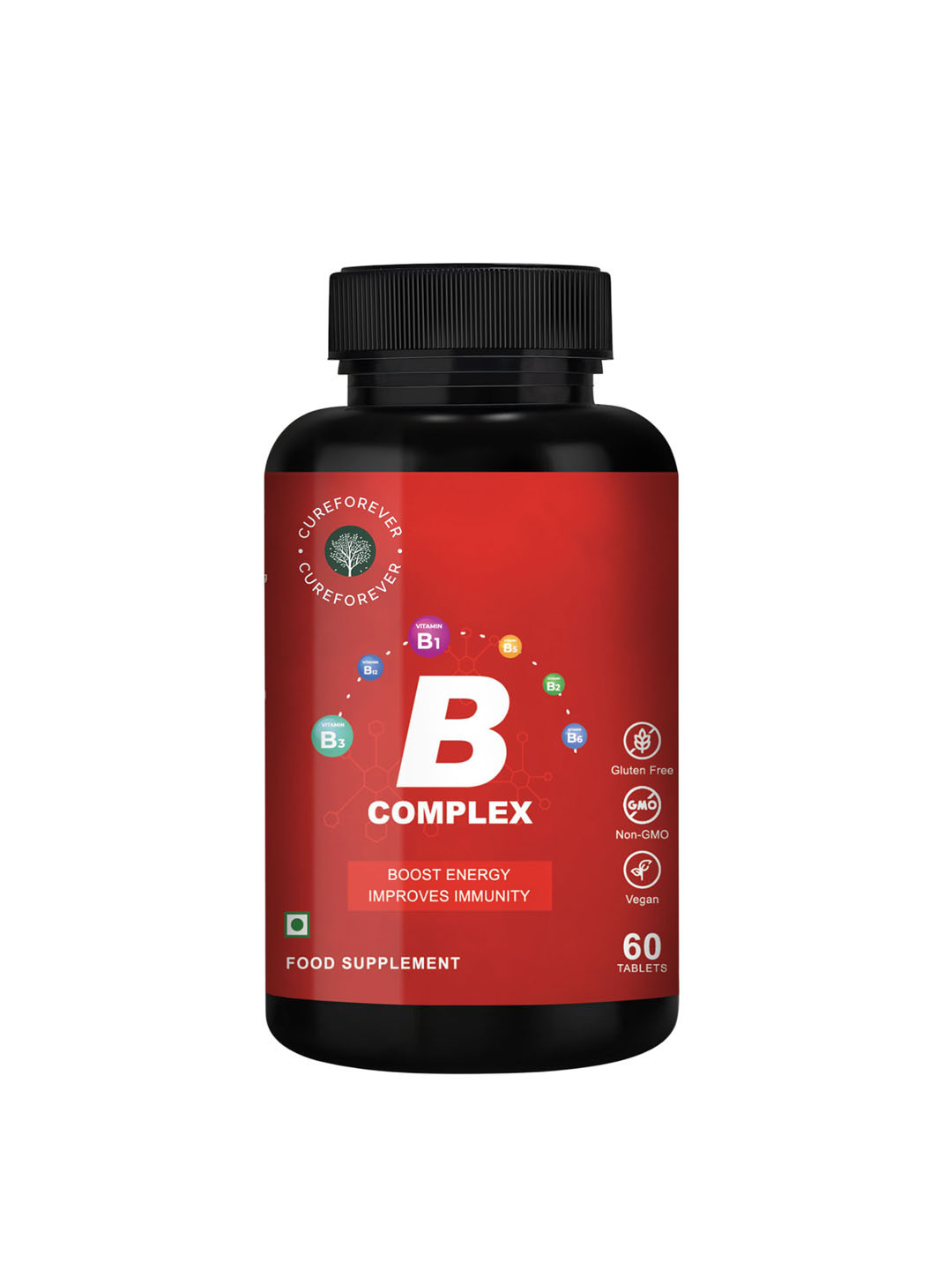 CureForever B Complex Tablet - 60 Tablets