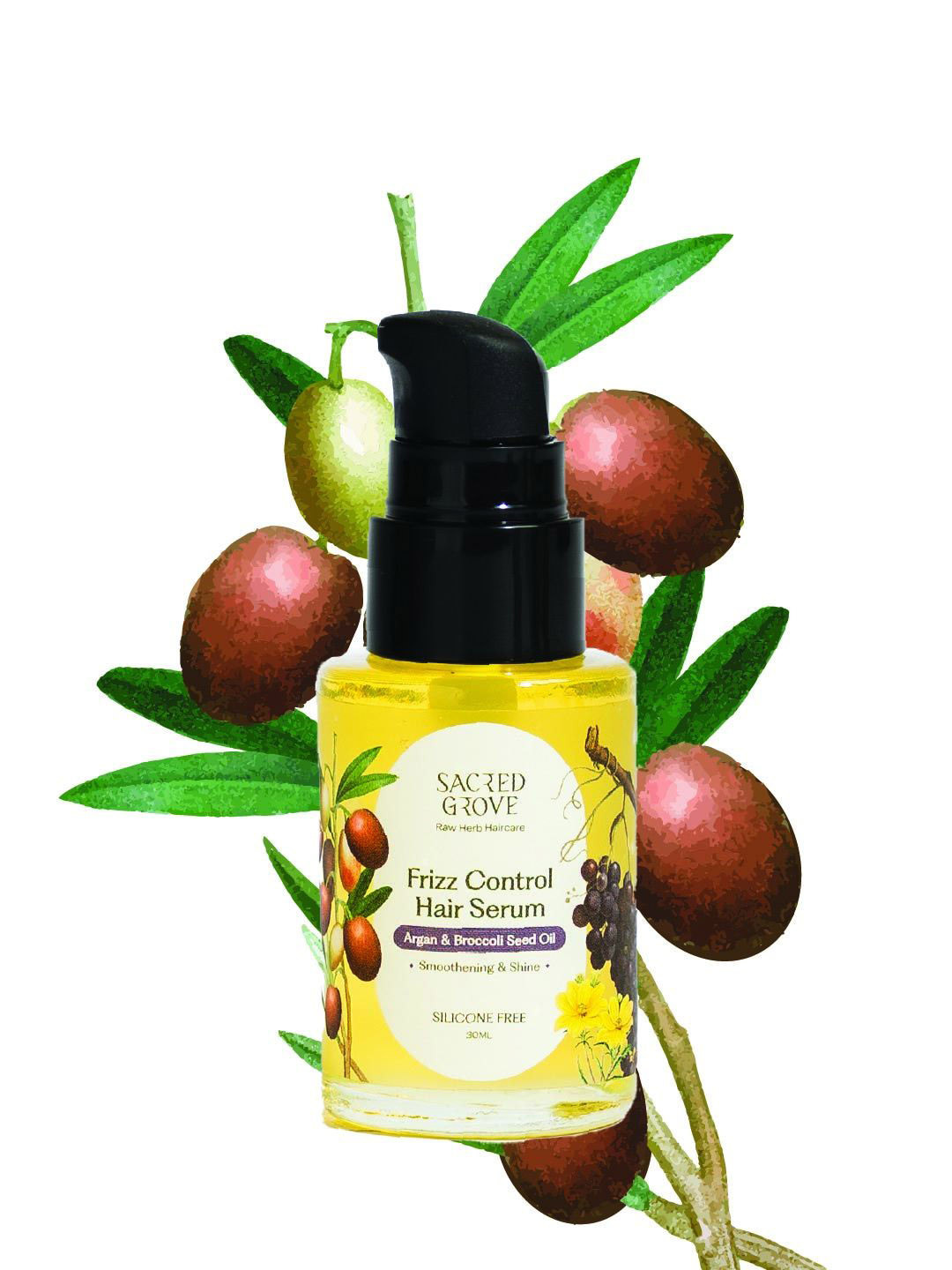 SACRED GROVE Frizz Control Hair Serum - 30 ml