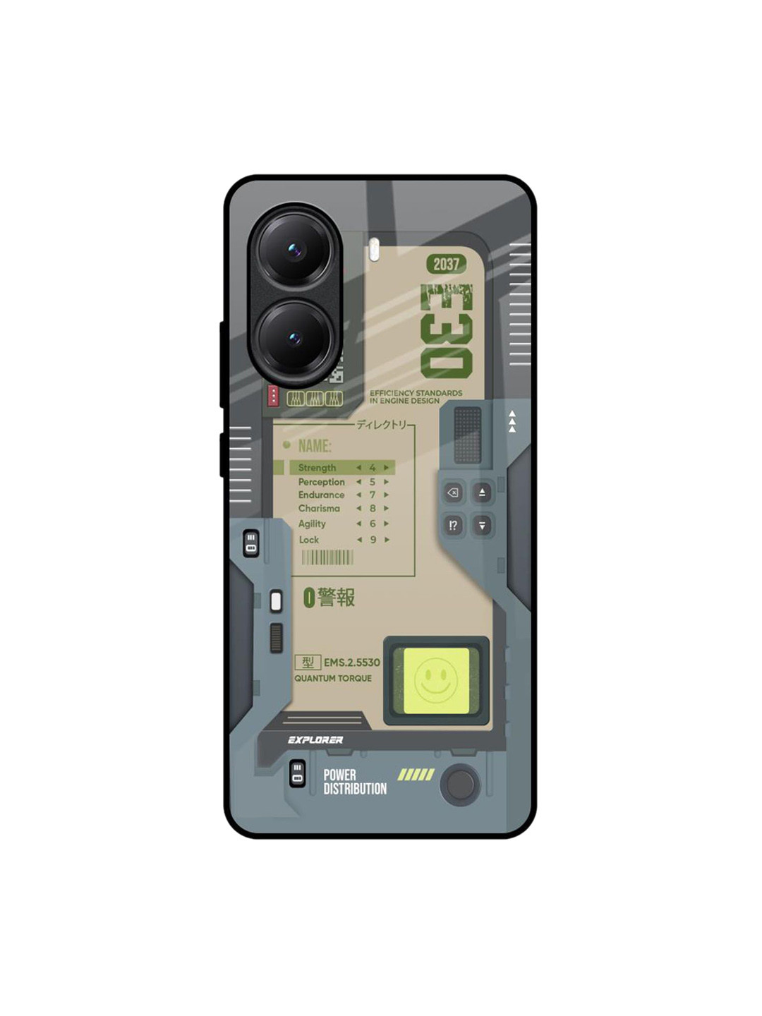 QRIOH Art Station Poco X7 Pro 5G Impact Resistant Back Case