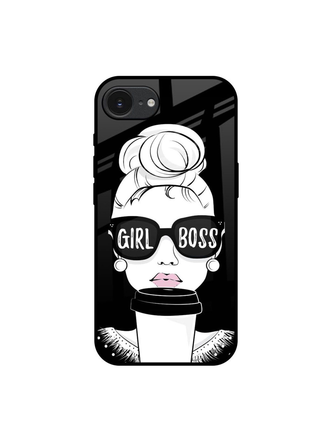 QRIOH Girl Boss Apple iPhone 16e Impact Resistant Back Case