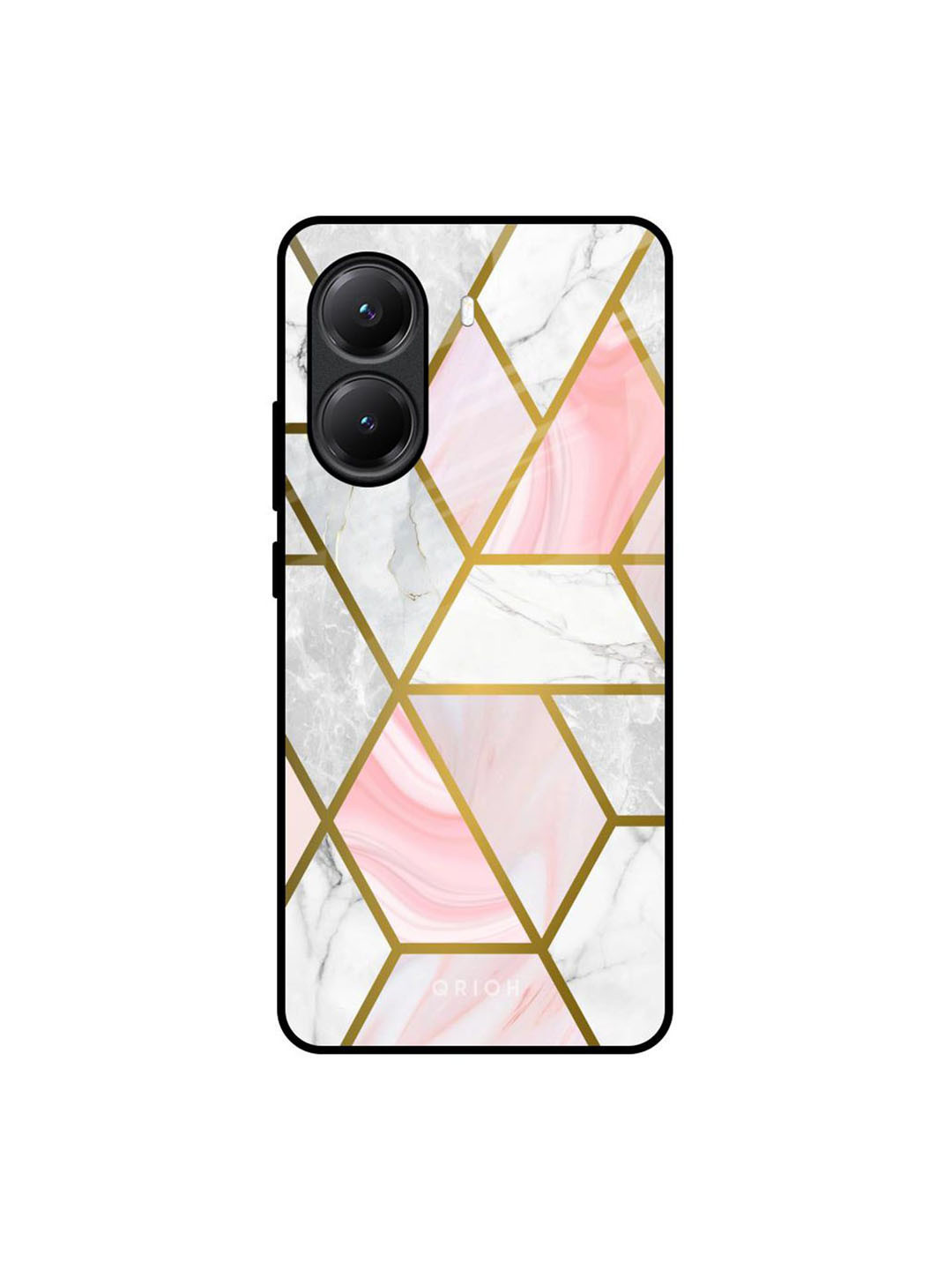 QRIOH Geometrical Marble Geometric Poco X7 Pro 5G Impact Resistant Back Case