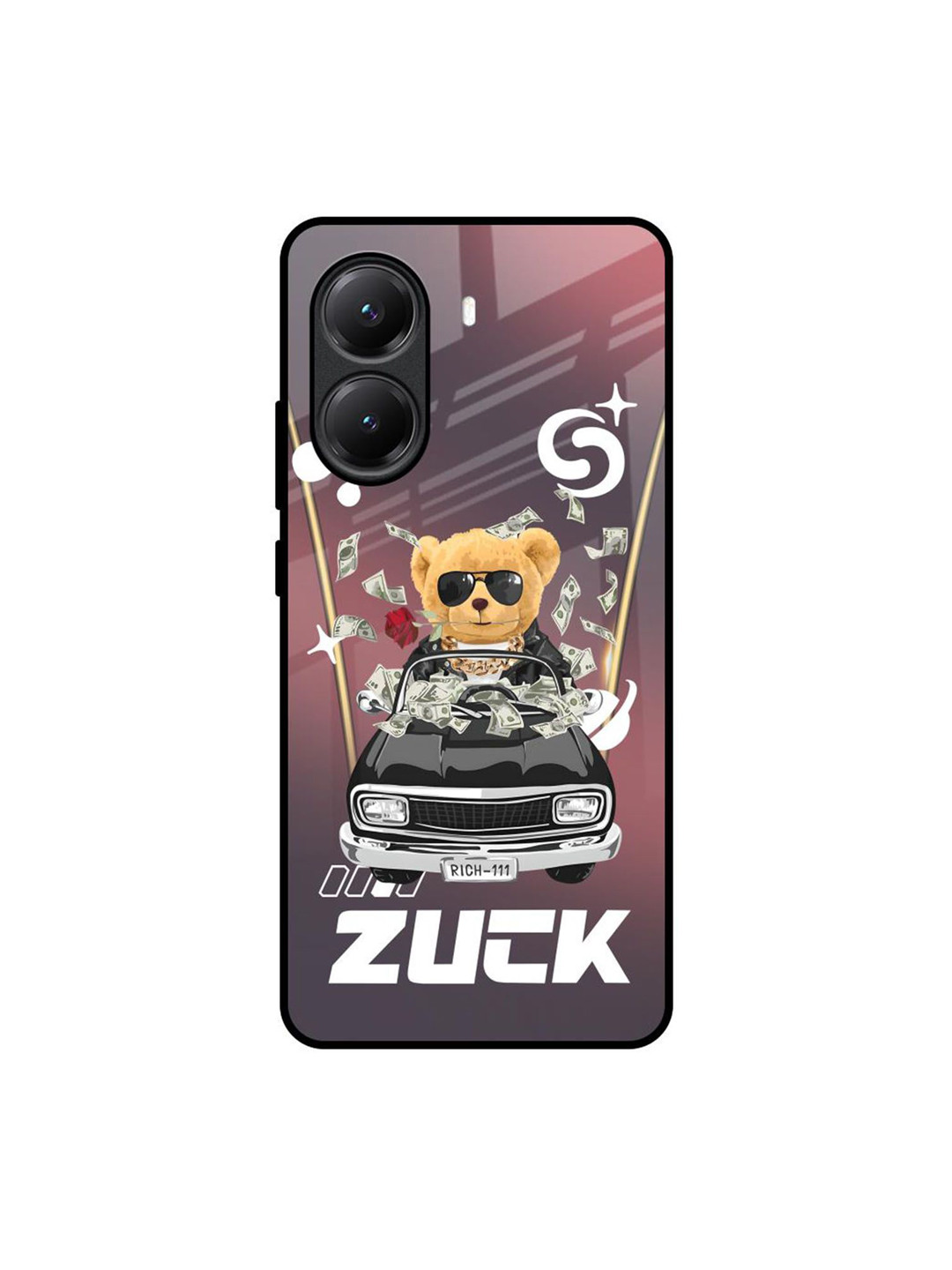 QRIOH Money Madness Poco X7 Pro 5G Impact Resistant Back Case