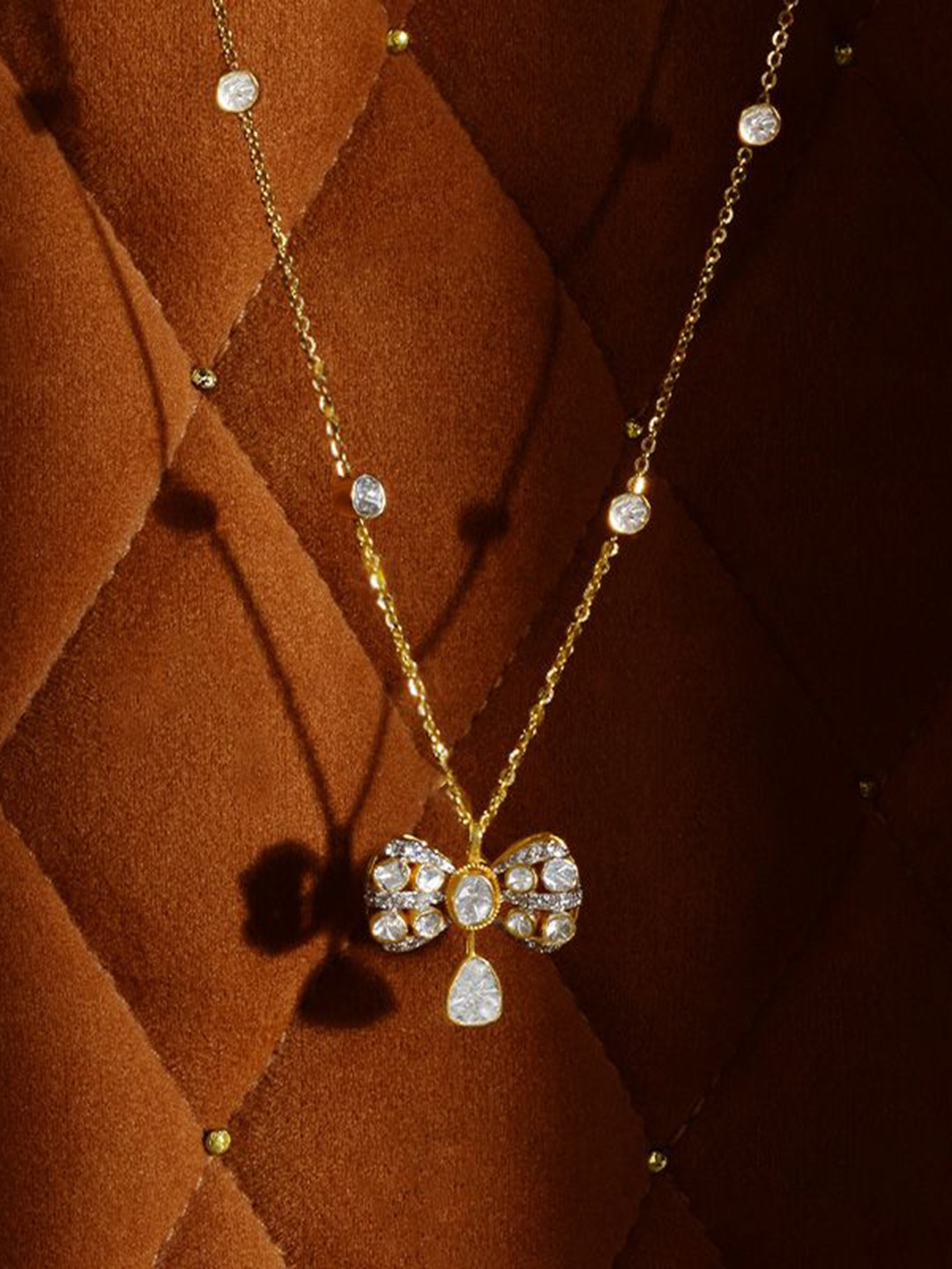 Polki Stories By Raniwala Gold Polki Necklace