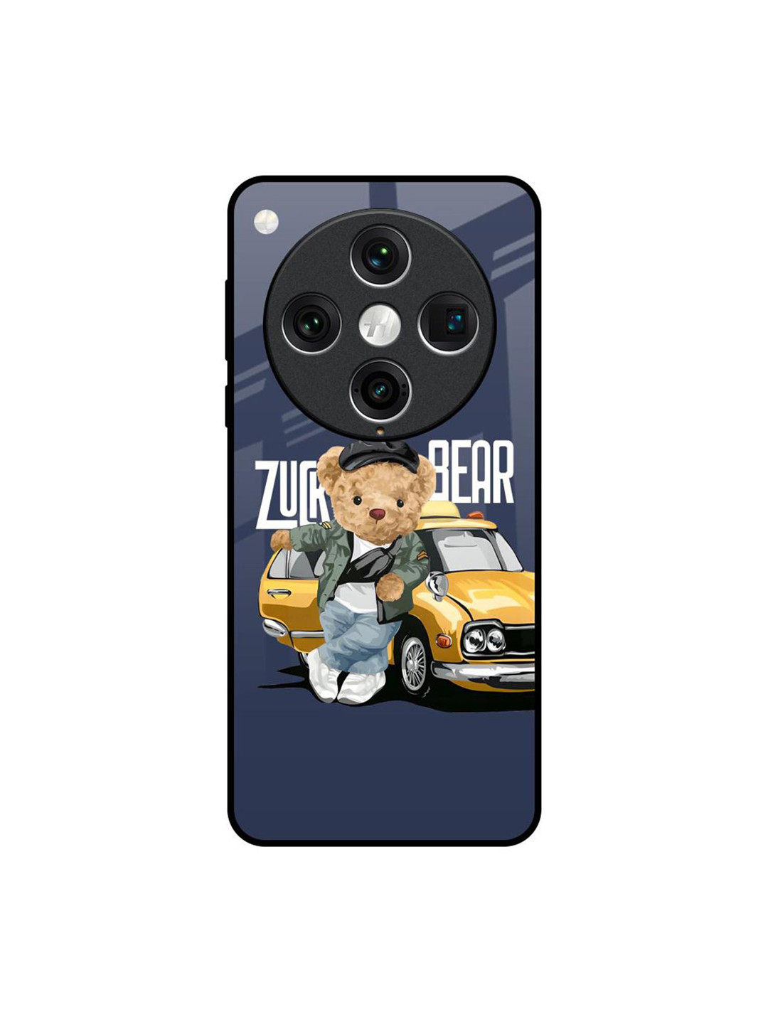 QRIOH Adventurous Bear Oppo Find X8 Pro Impact Resistant Back Case