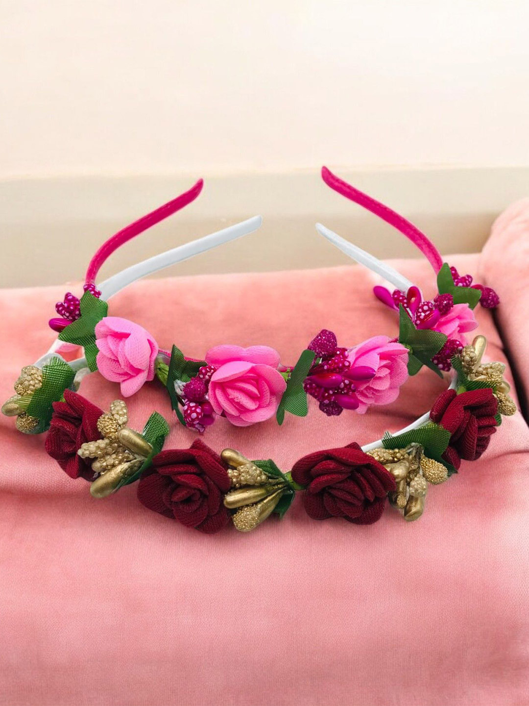 GADINFASHION Girl Set of 2 Flower Head Band Hairband