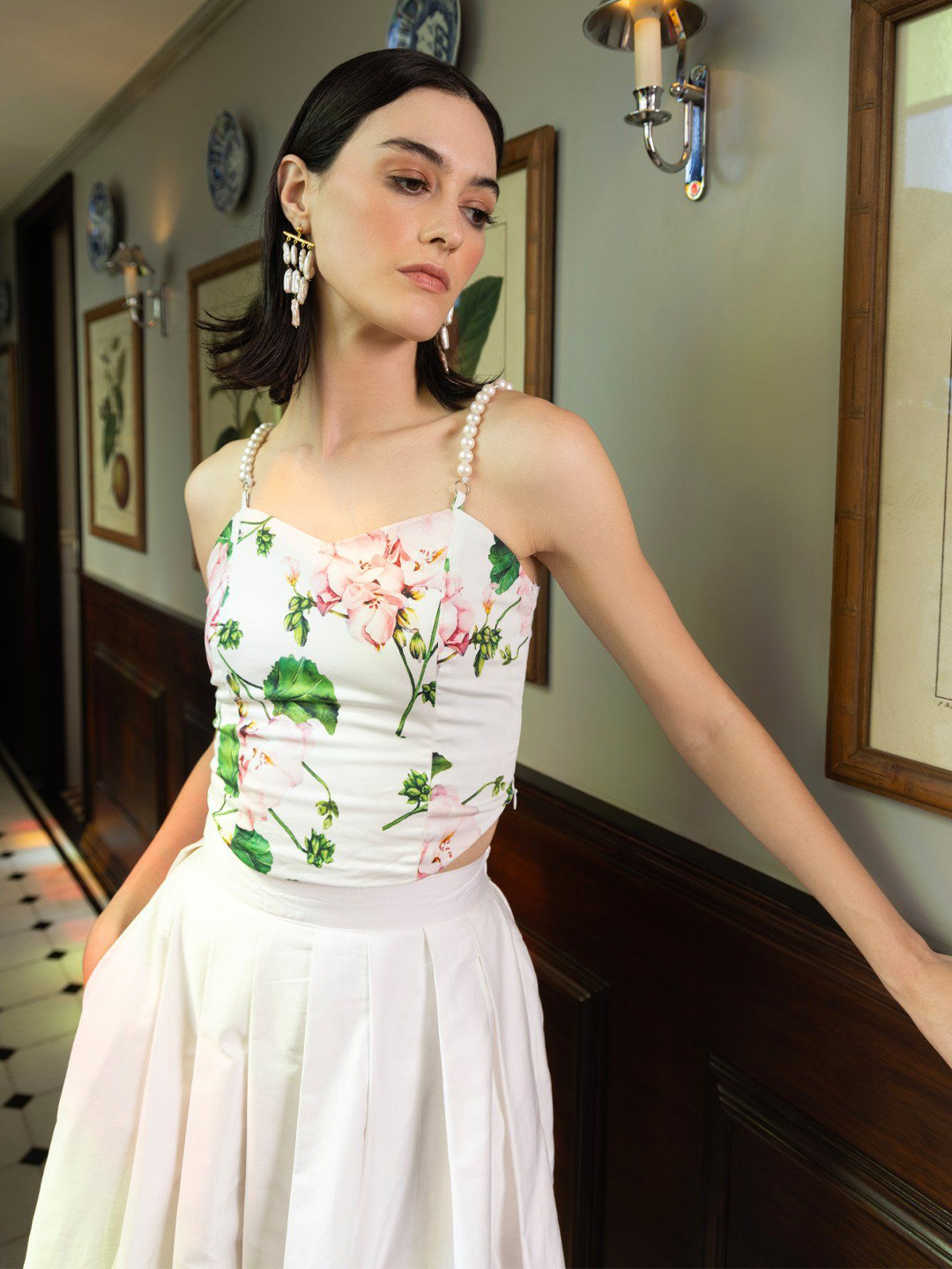 Sage by Mala Women Lily Charm Top