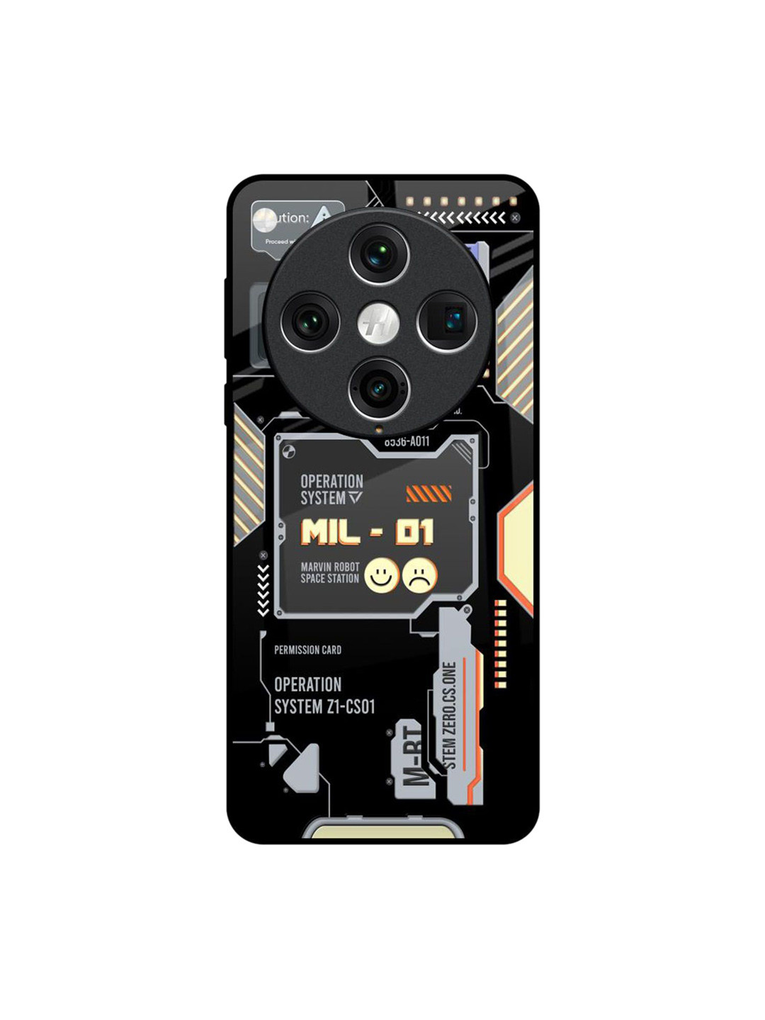 QRIOH Exposed Parts Oppo Find X8 Pro Impact Resistant Back Case
