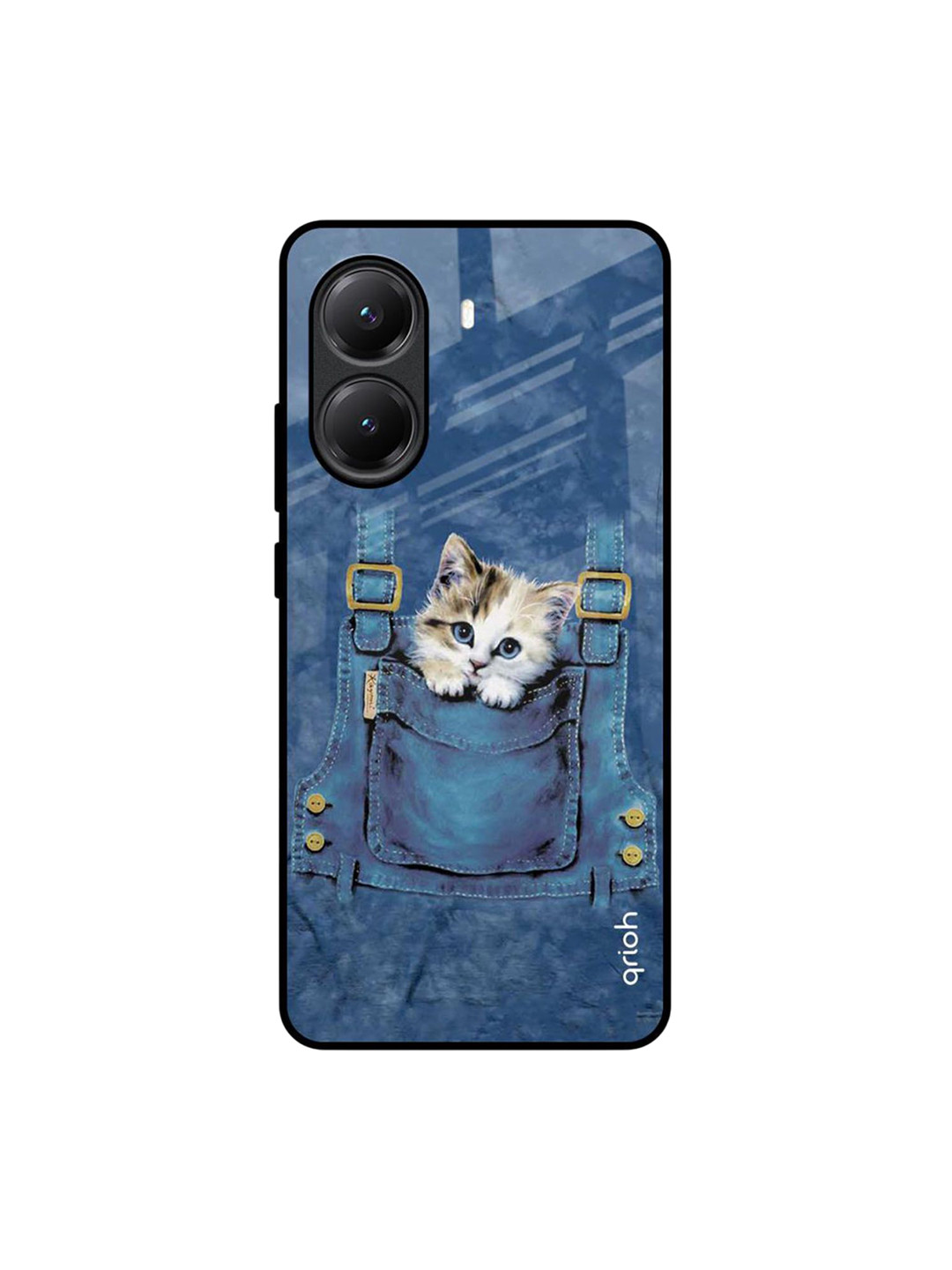 QRIOH Kitty In Pocket Poco X7 Pro 5G Impact Resistant Back Case