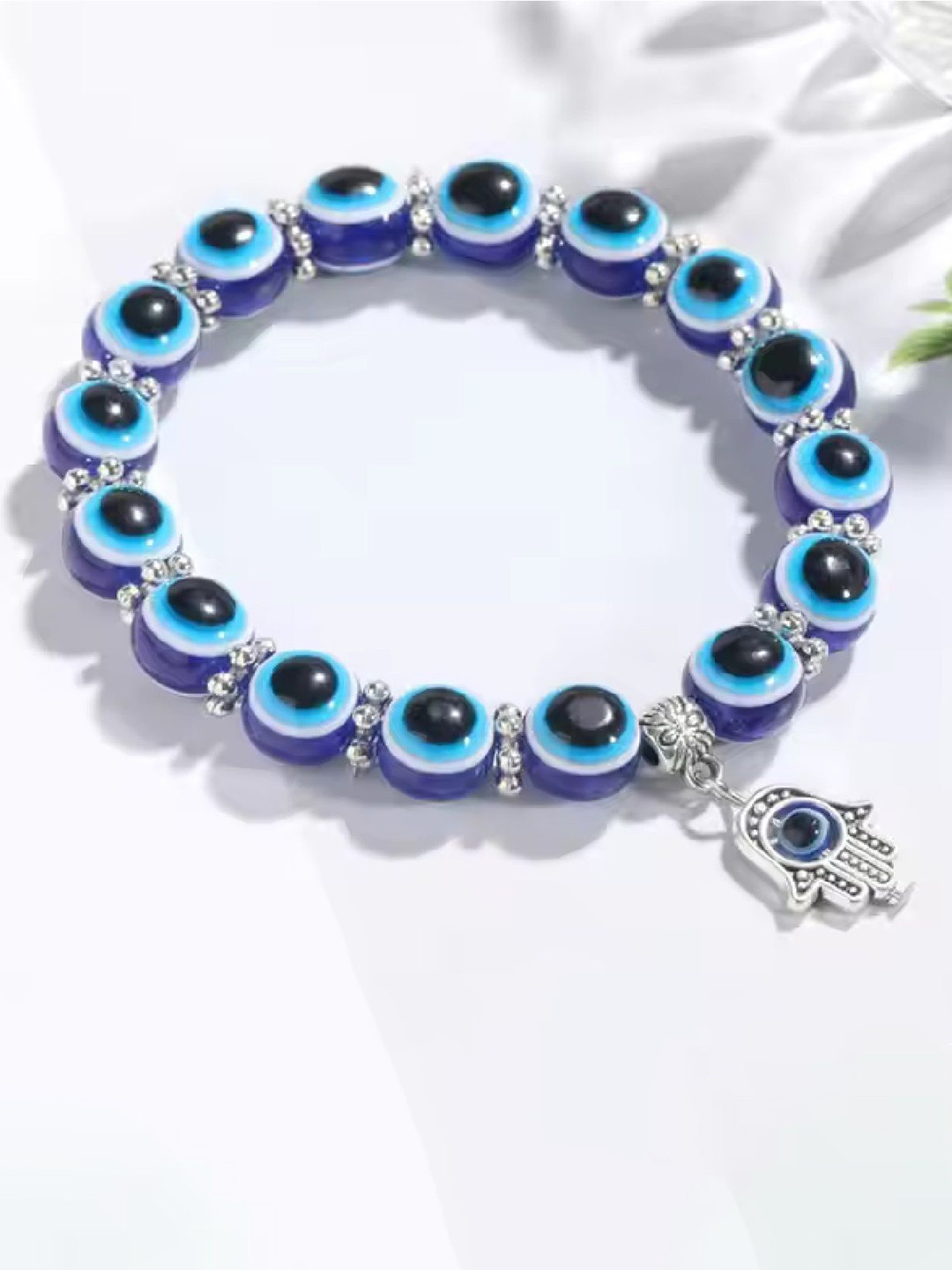 Crazy Fashion Evil Eye Beaded Charm Bracelet