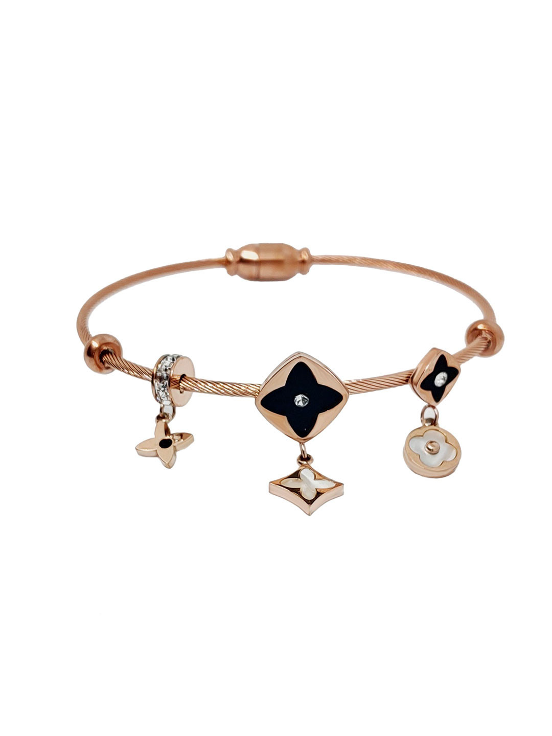 Comet Busters Rose Gold-Plated Charm Bracelet