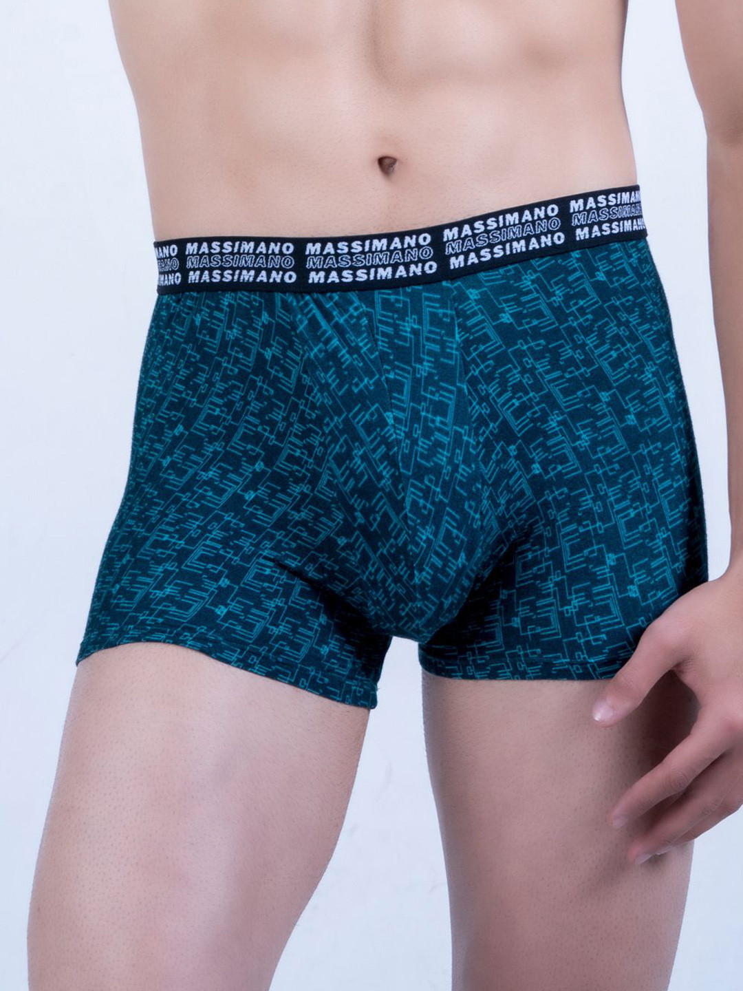 MASSIMANO Men Printed Short Trunk AW21_PT_TS#03