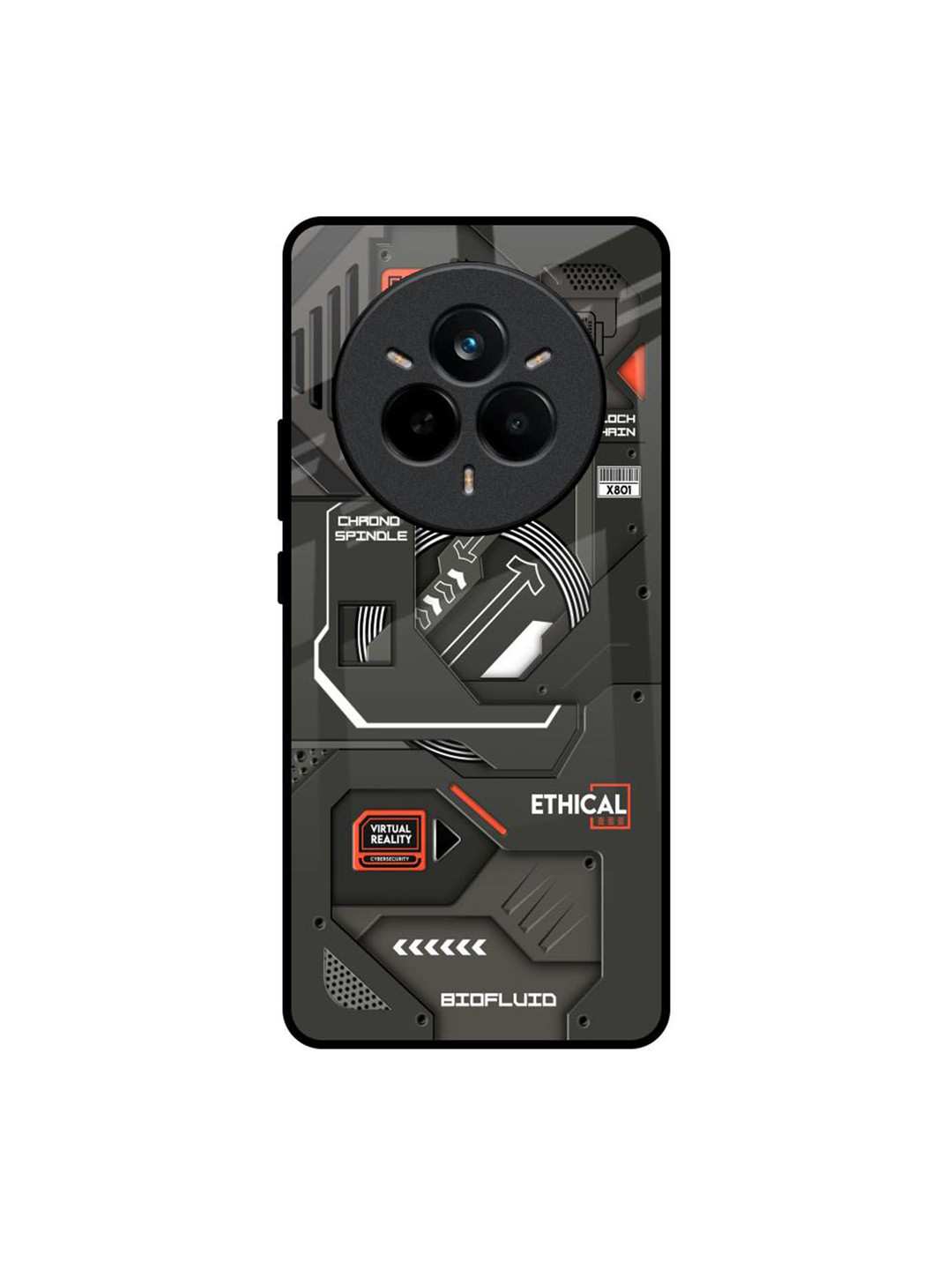 QRIOH Tech Aesthetics Realme 14 Pro 5G Impact Resistant Back Case