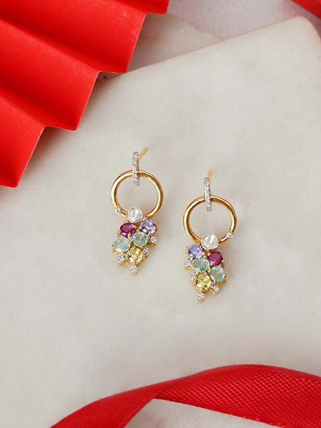 Polki Stories By Raniwala Polki Pop Earrings