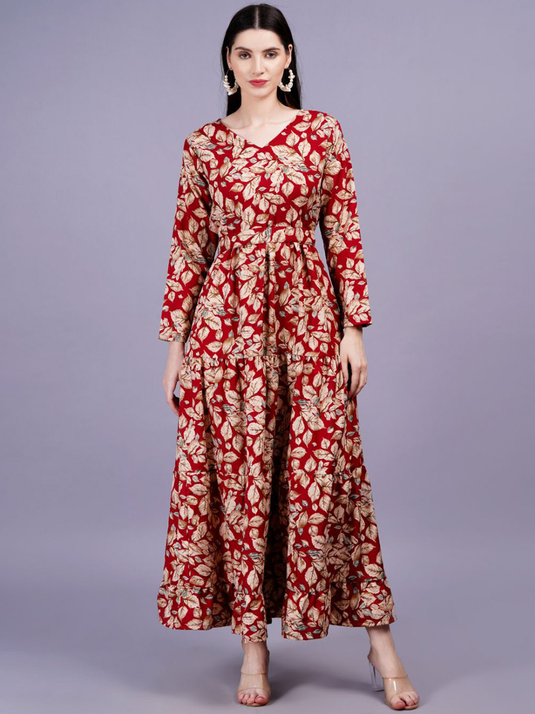 OH MI DIOS Women Floral Printed Maxi Dress