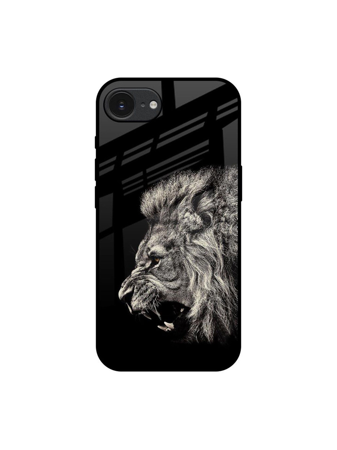 QRIOH Brave Lion Apple iPhone 16e Impact Resistant Back Case
