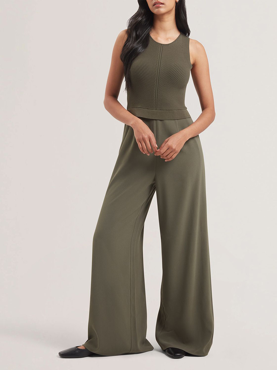 Ted Baker Women Self Design Basic Jumpsuit