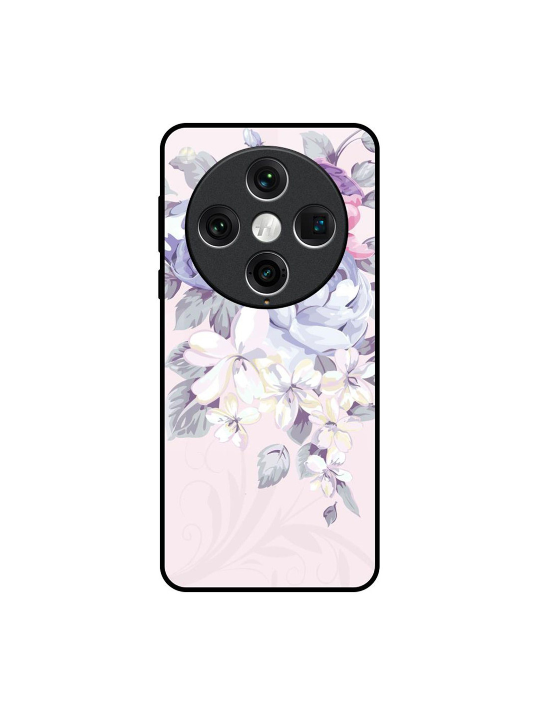 QRIOH Elegant Floral Oppo Find X8 Pro Impact Resistant Back Case