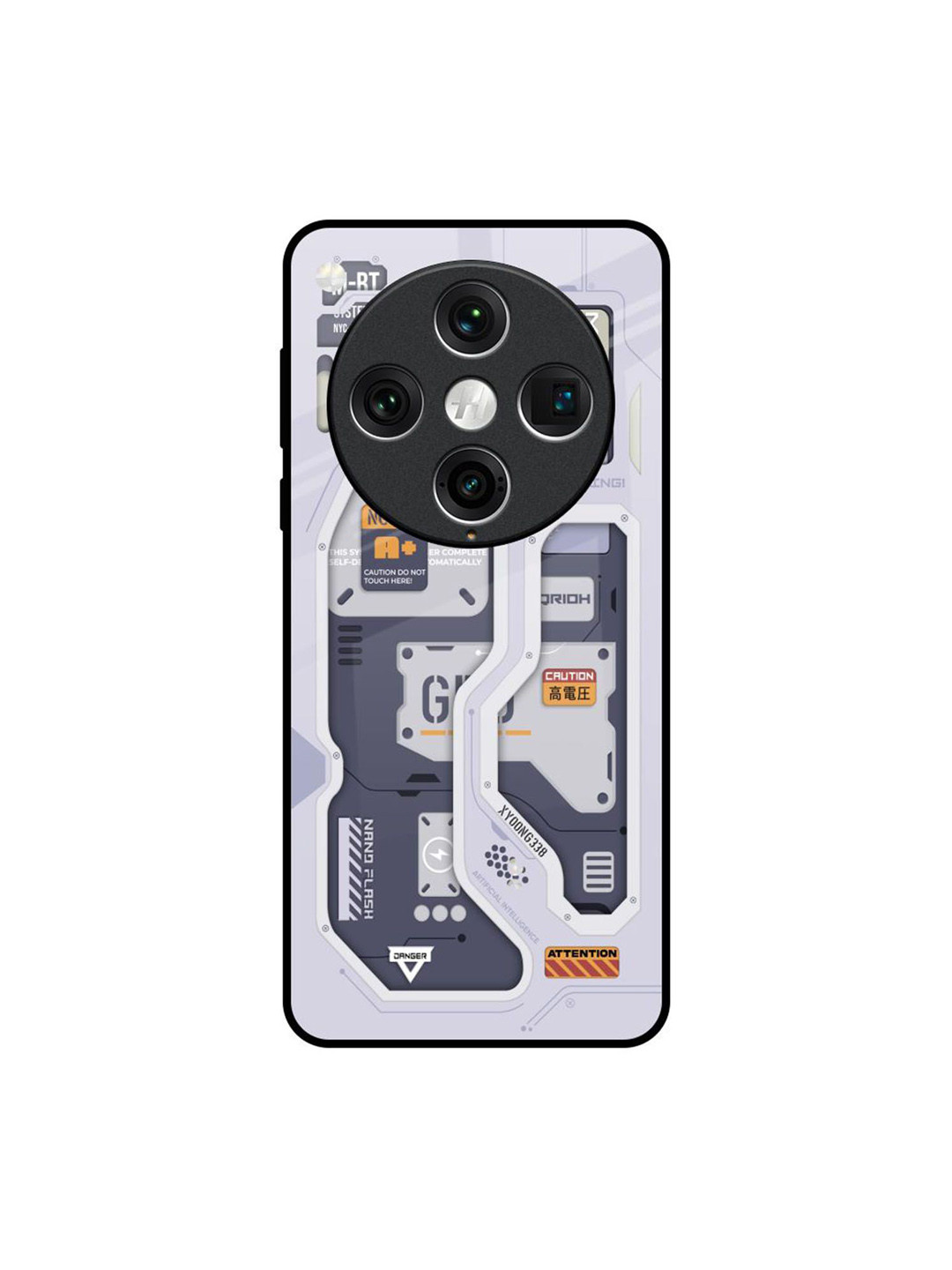 QRIOH Tech Savvy Oppo Find X8 Pro Impact Resistant Back Case