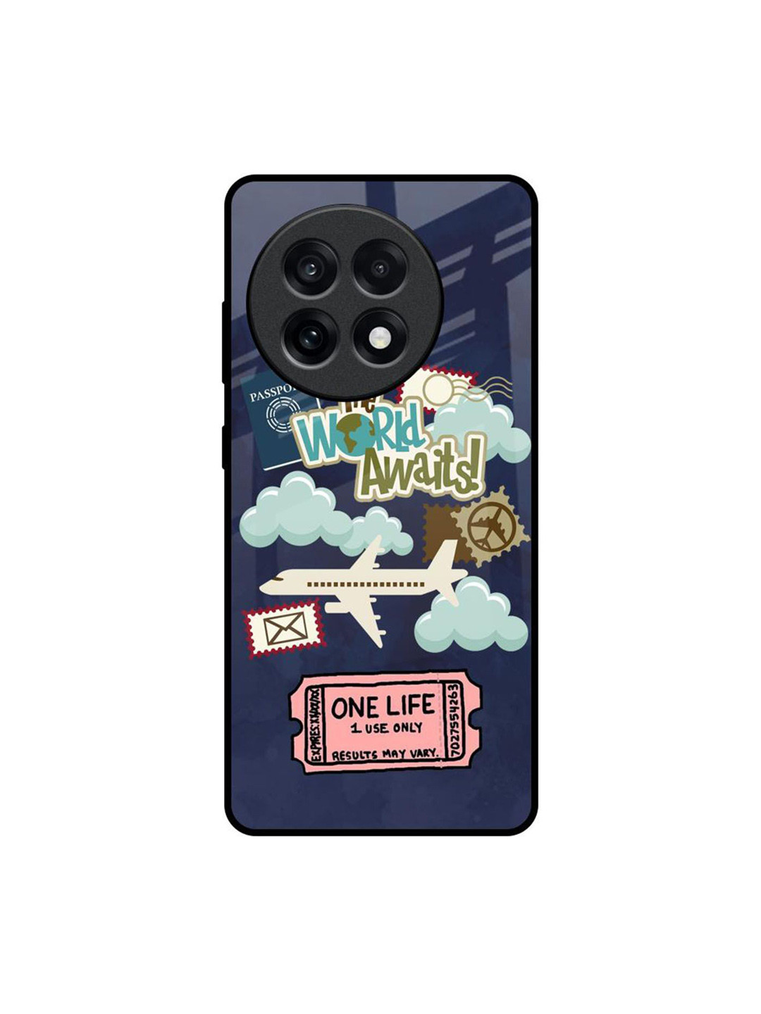 QRIOH Tour The World OnePlus 13R 5G Impact Resistant Back Case