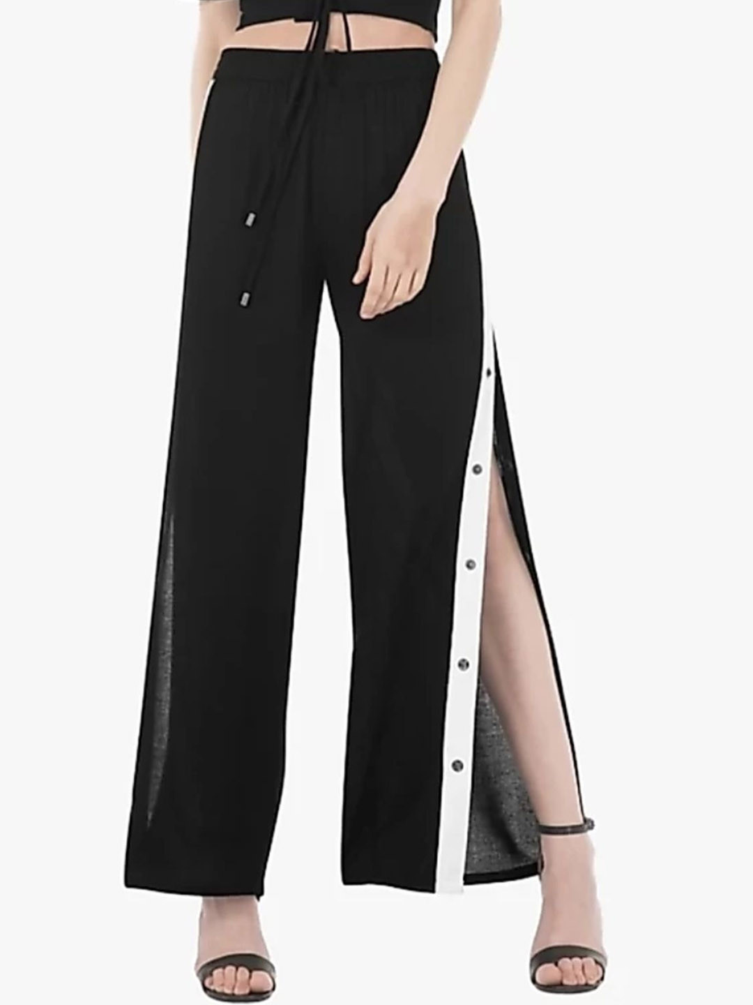 MS BOTTOM Women Regular Fit Parallel Trousers