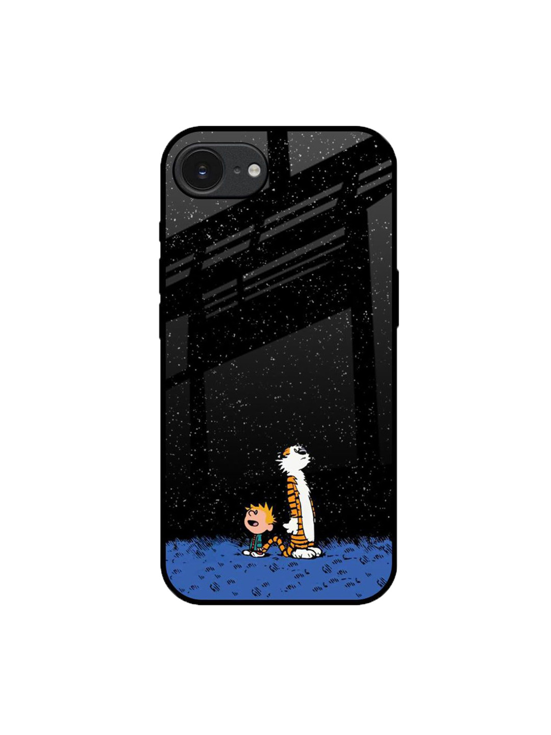 QRIOH Night Sky Star Apple iPhone 16e Impact Resistant Back Case