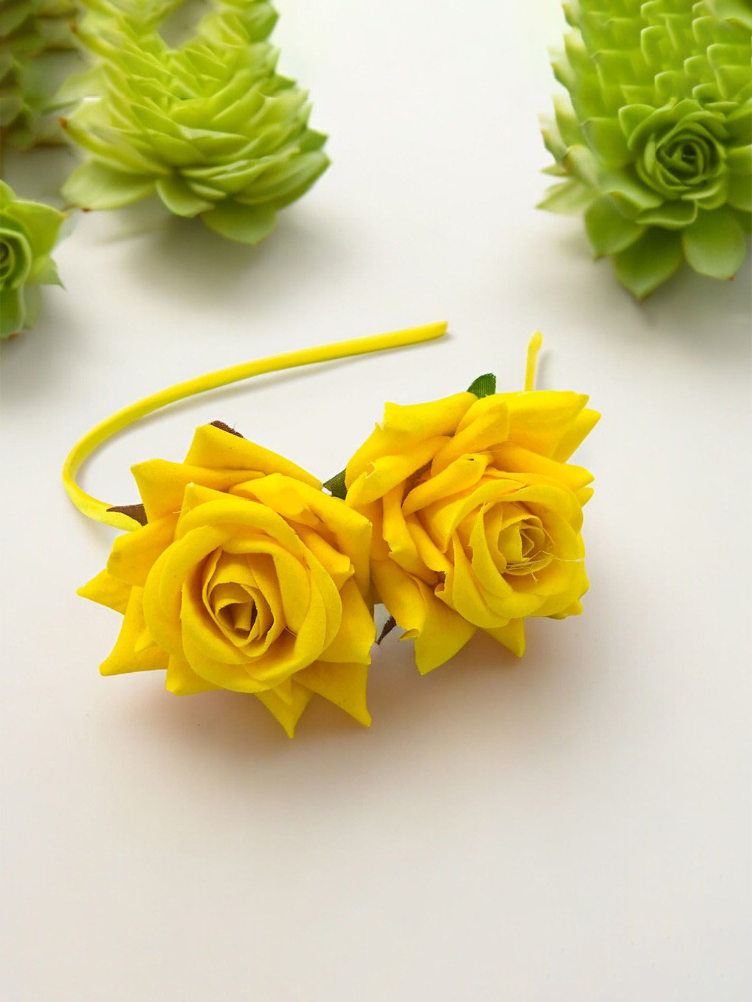 GADINFASHION Girls Yellow Western Hairband