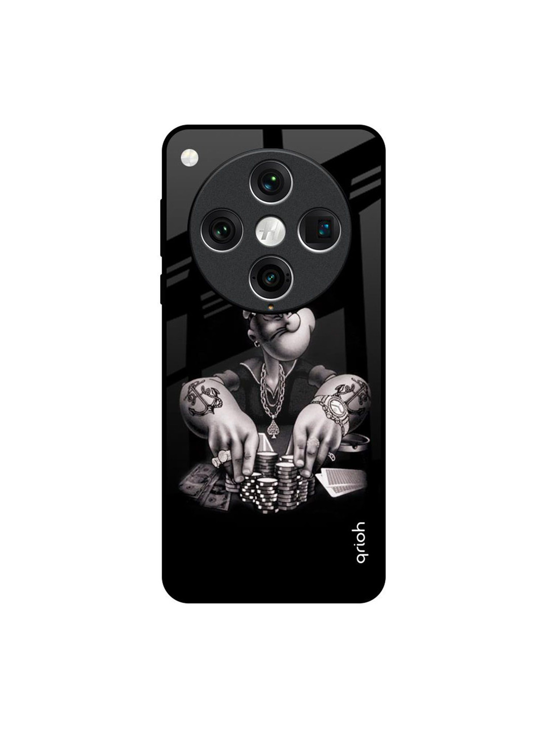 QRIOH Gambling Problem Oppo Find X8 Pro Impact Resistant Back Case