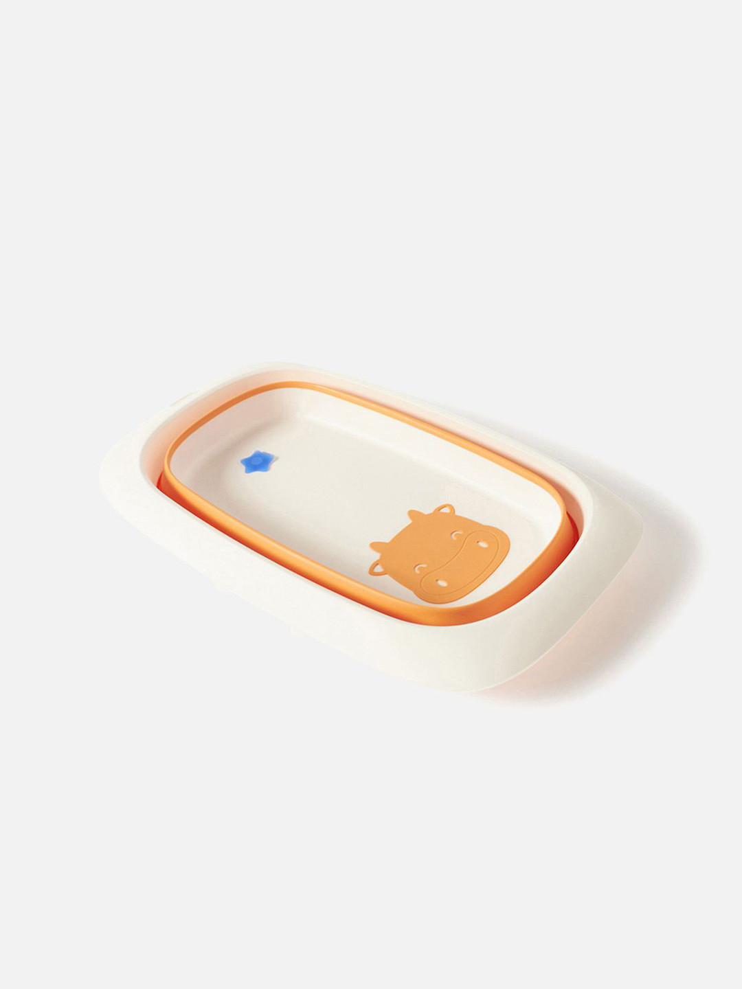 Juniors by Babyshop Orange & White Eclipse Foldable Bathtub