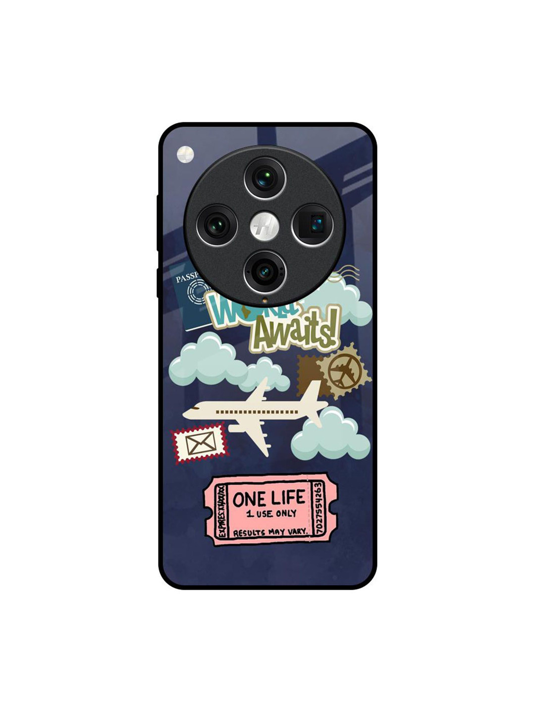 QRIOH Tour The World Oppo Find X8 Pro Impact Resistant Back Case