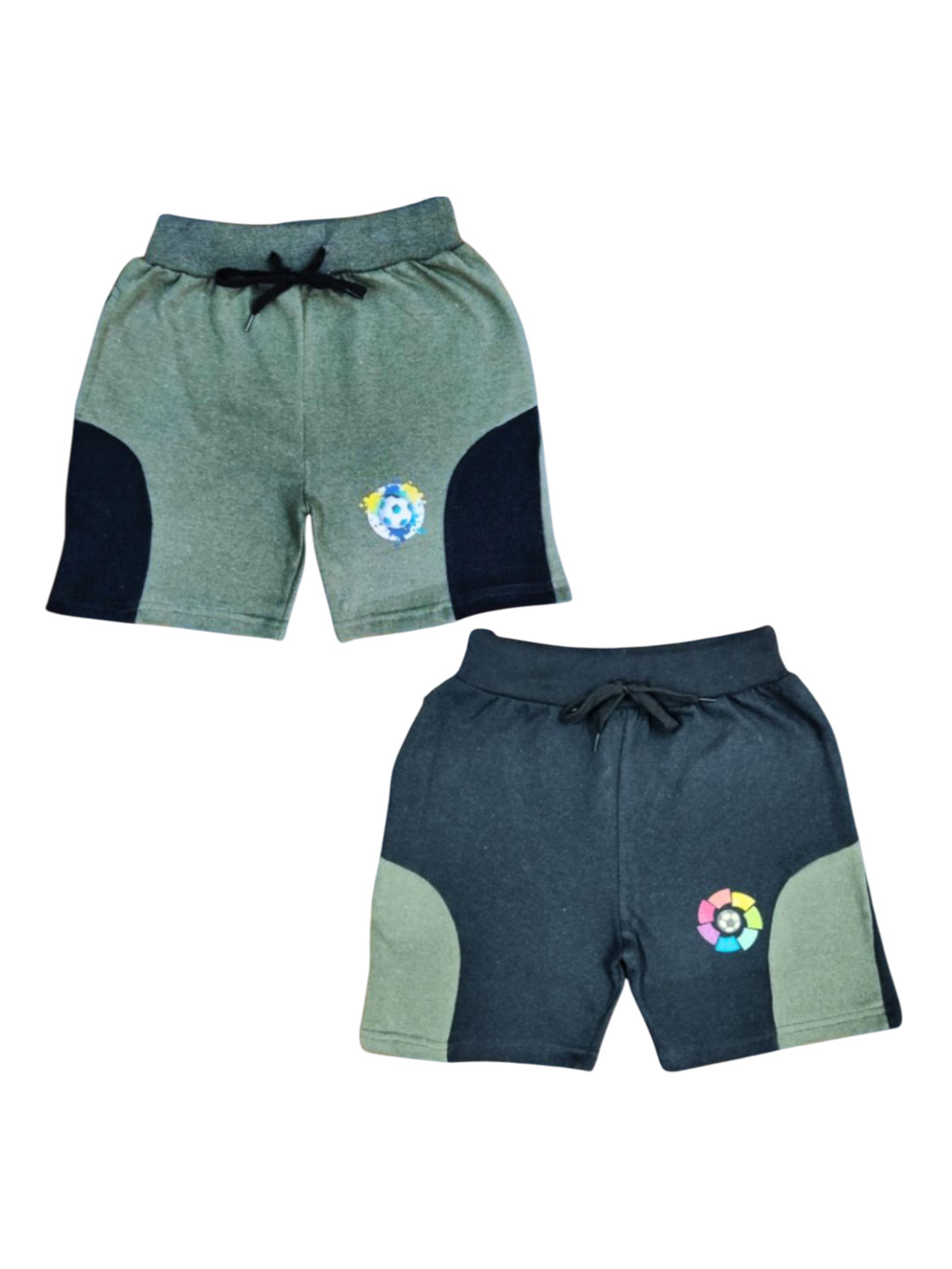 Shajiv Pack Of 2 Boy Cotton Outdoor Shorts