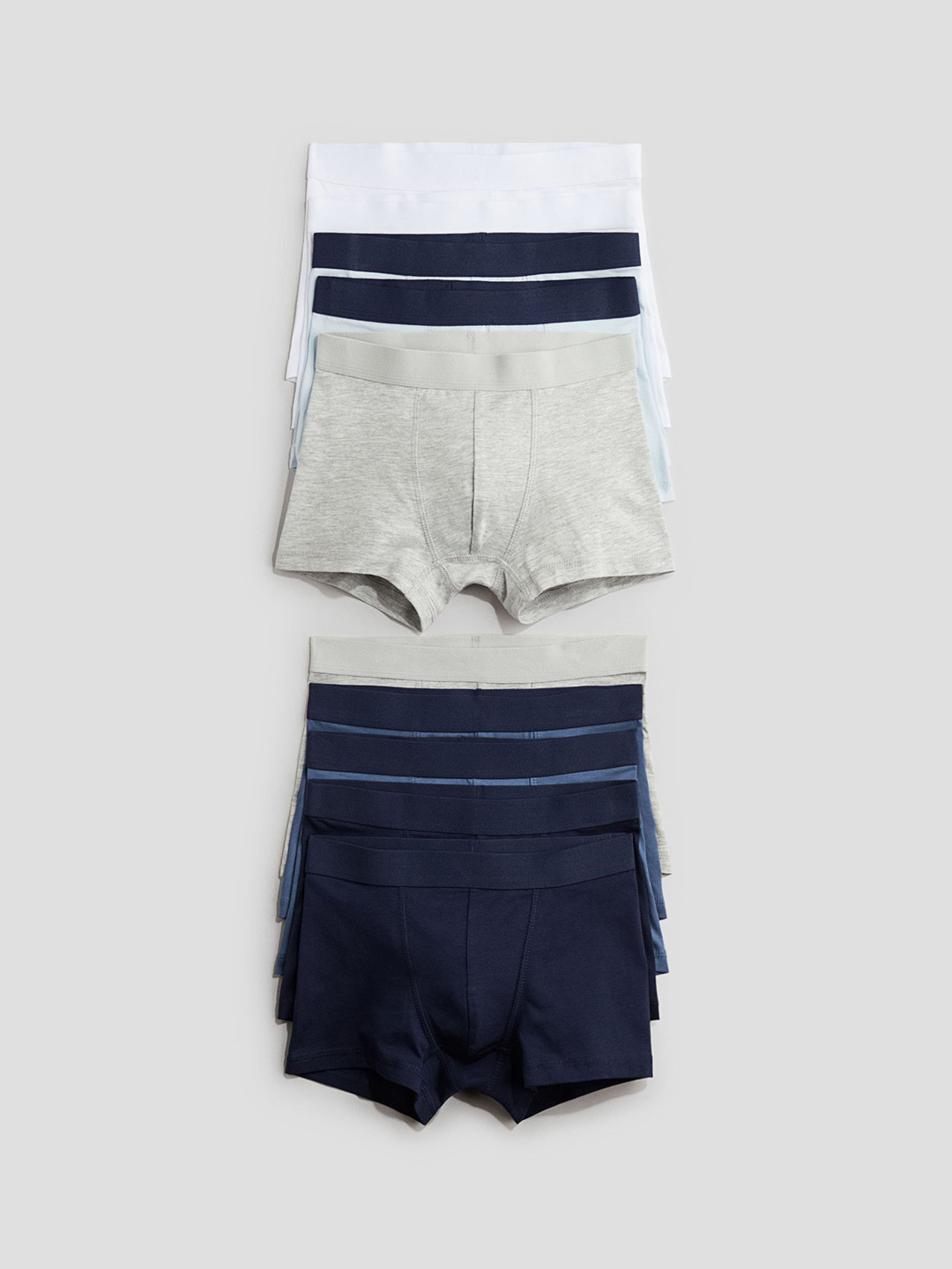 H&M Boys Pack Of 10 Cotton Trunks 1277402002