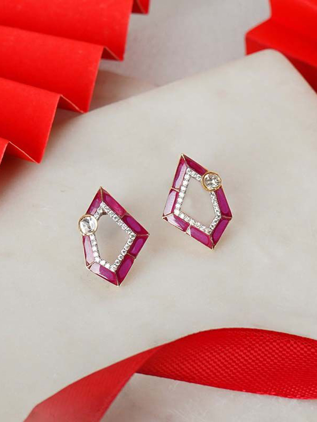 Polki Stories By Raniwala Diamond Polki Earrings