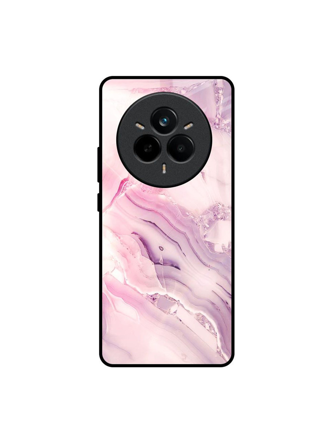 QRIOH Diamond Pink Gradient Realme 14 Pro 5G Impact Resistant Back Case