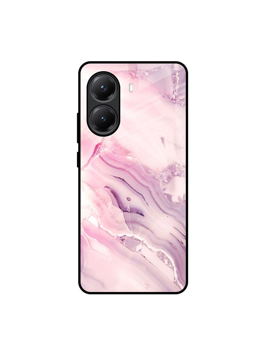 QRIOH Diamond Pink Gradient Poco X7 Pro 5G Impact Resistant Back Case