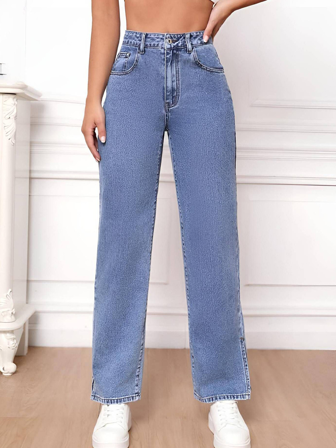 VBEAUTI Women Bootilicious Bootcut High-Rise Stretchable Jeans