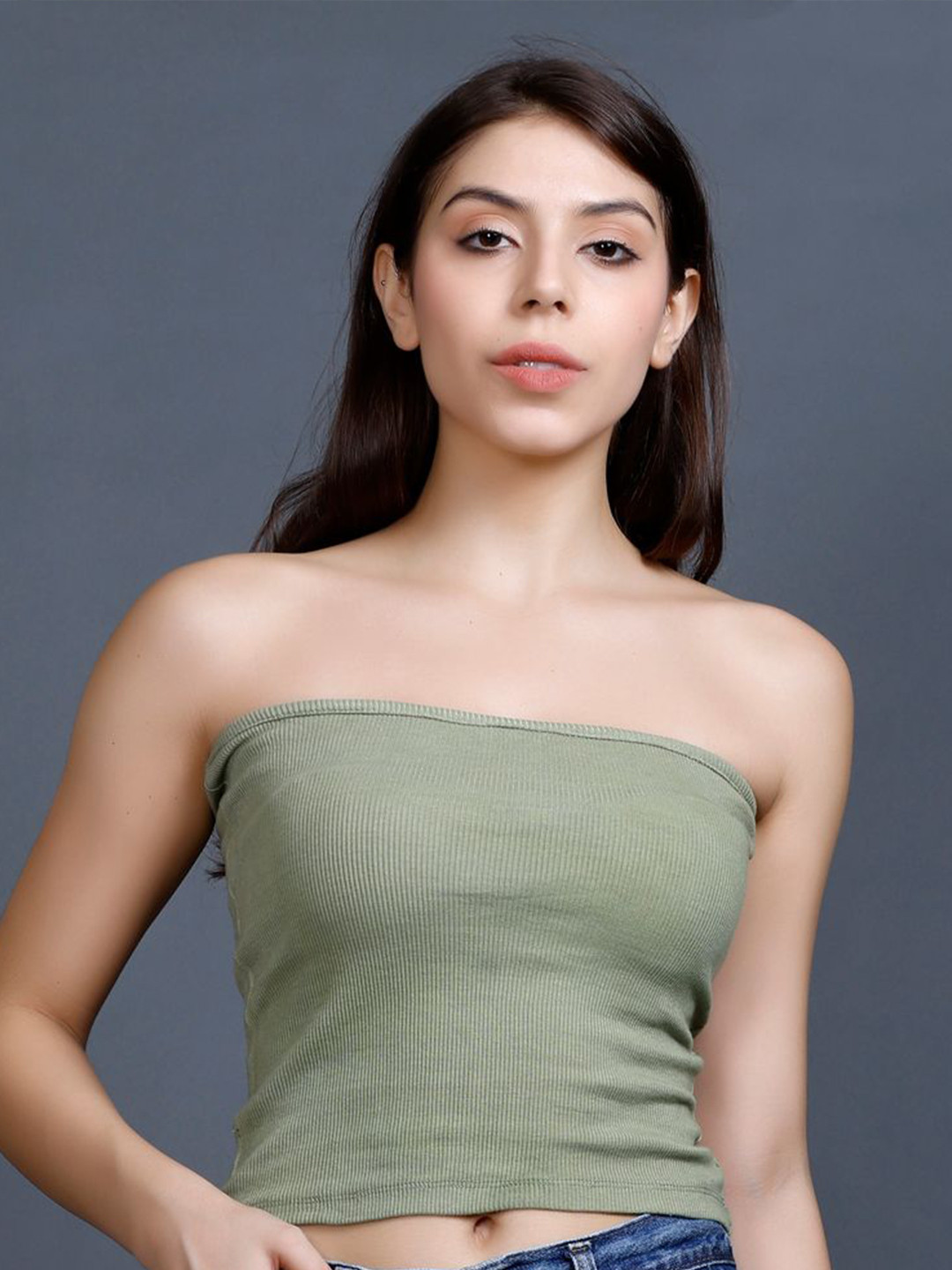 MX Miazi Xchange Women Cotton Tube Crop Top