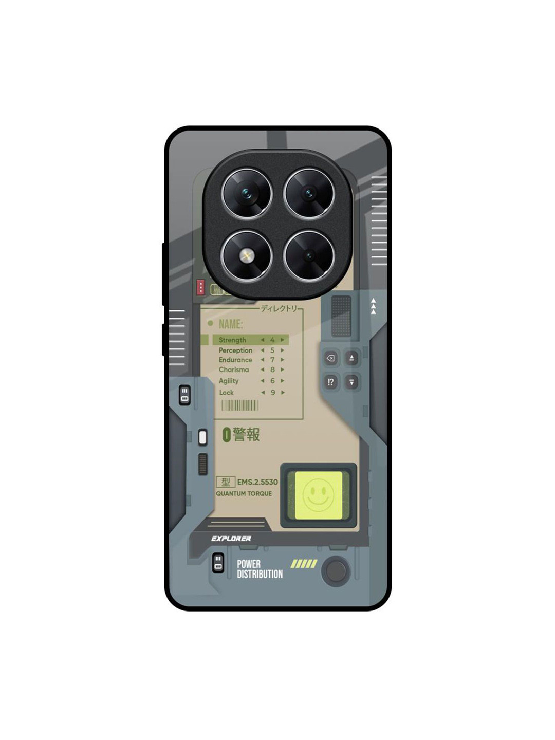 QRIOH Art Station Poco X7 5G Impact Resistant Back Case