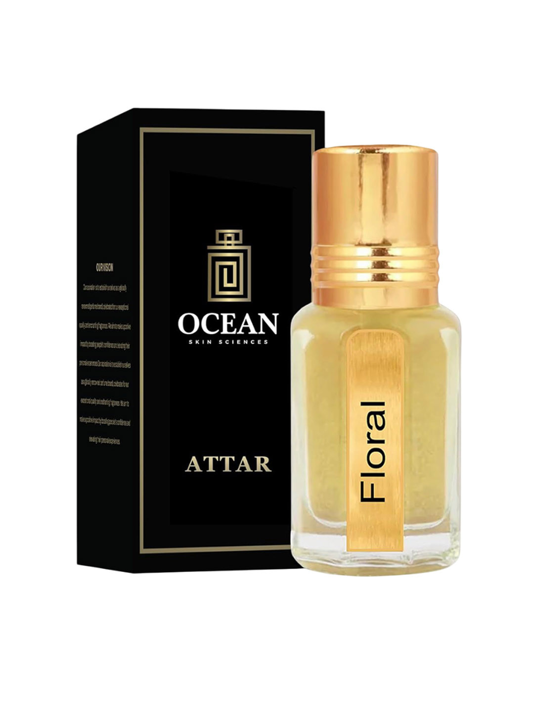OCEAN SKIN SCIENCE Floral Alcohol Free Roll On Attar - 6 ml