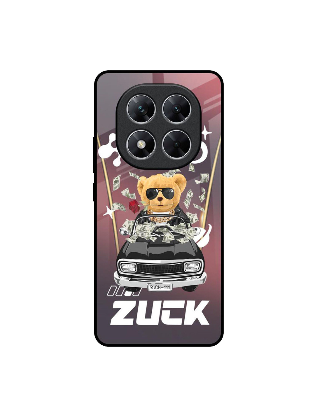 QRIOH Money Madness Poco X7 5G Impact Resistant Back Case