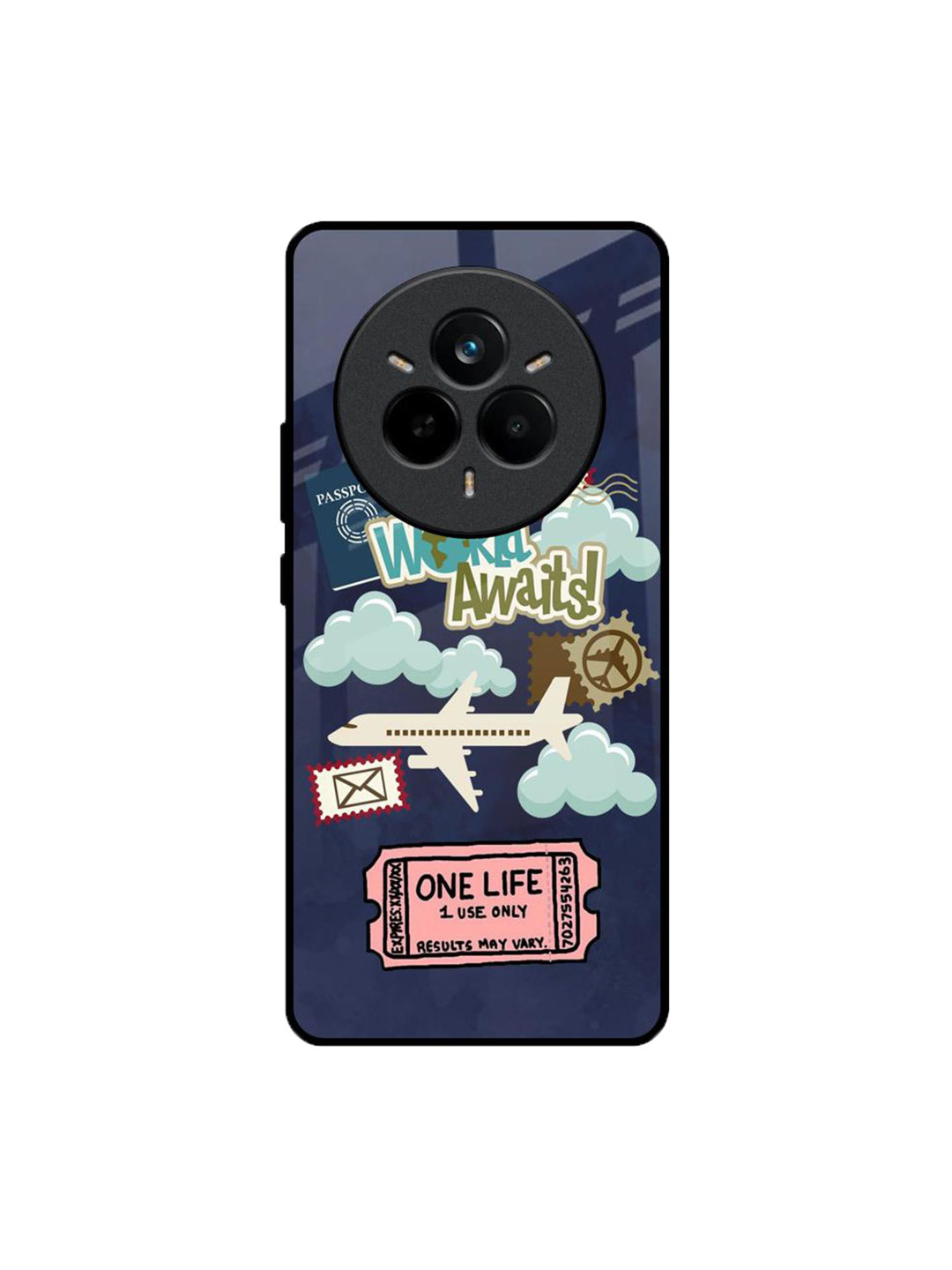 QRIOH Tour The World Realme 14 Pro 5G Impact Resistant Back Case