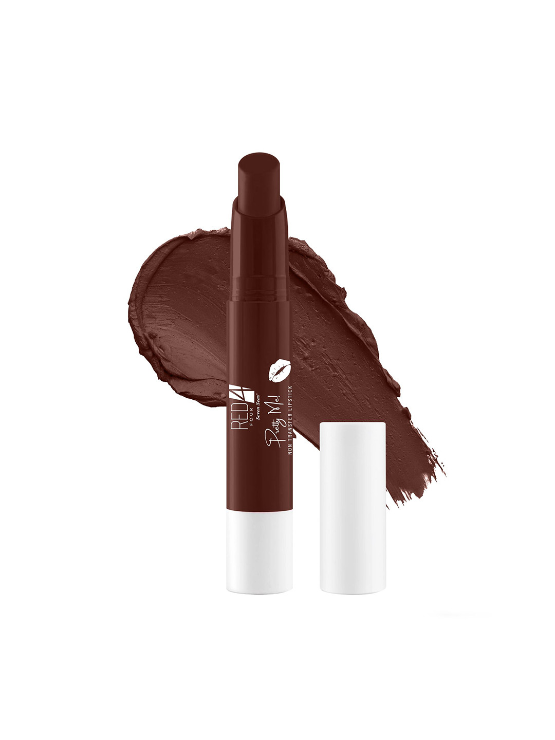 RED 4 Pretty Me Non Transfer Waterproof Matte Bullet Lipstick - 3.8 g Chocolate - 12