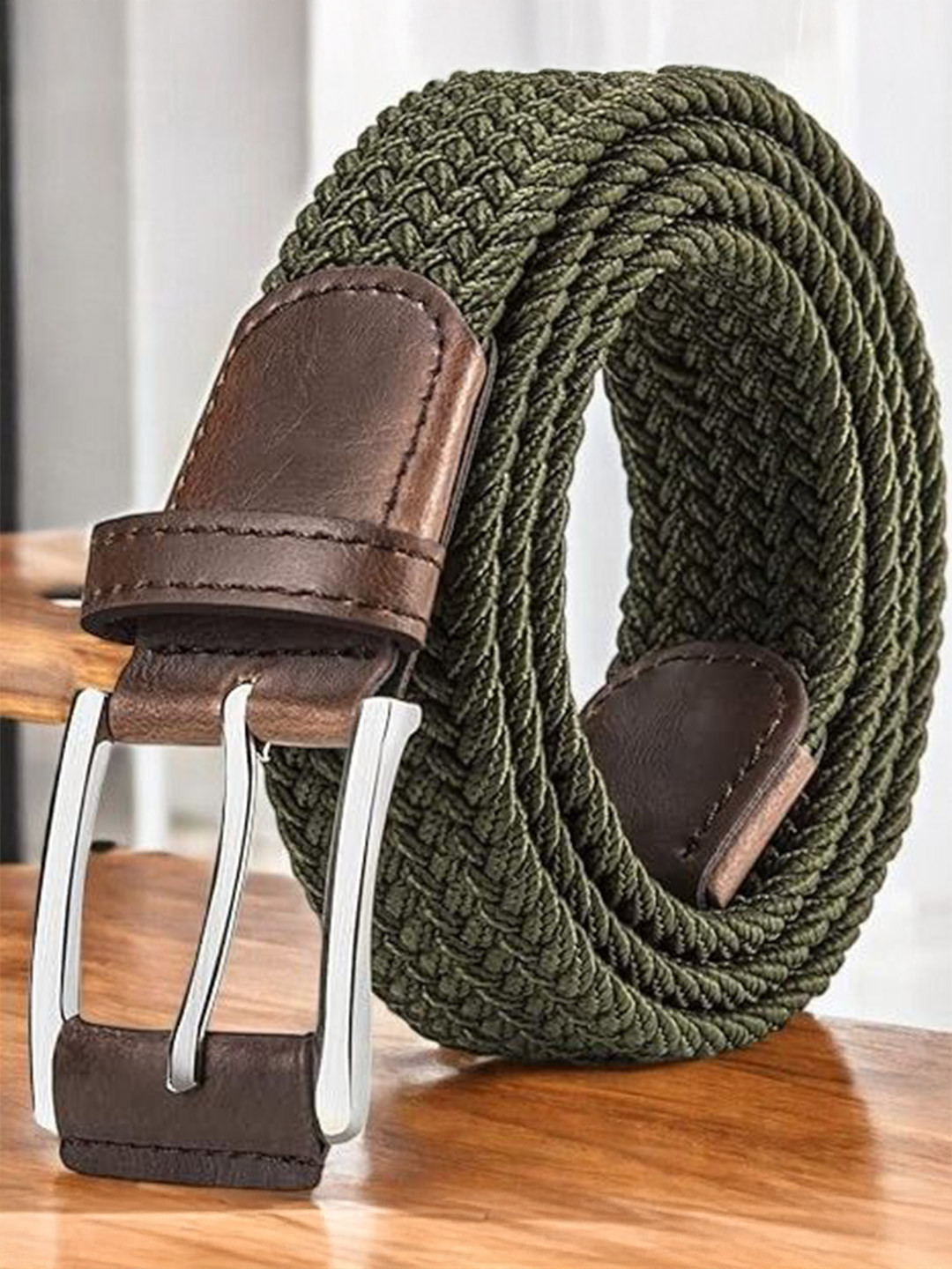 The Roadster Lifestyle Co Men Braided Tang Belt
